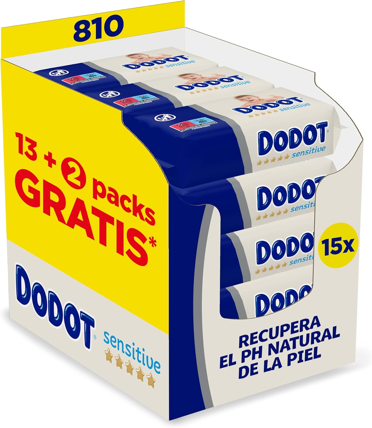 Cómo limpiar a tu bebé con las Toallitas Dodot Sensitive